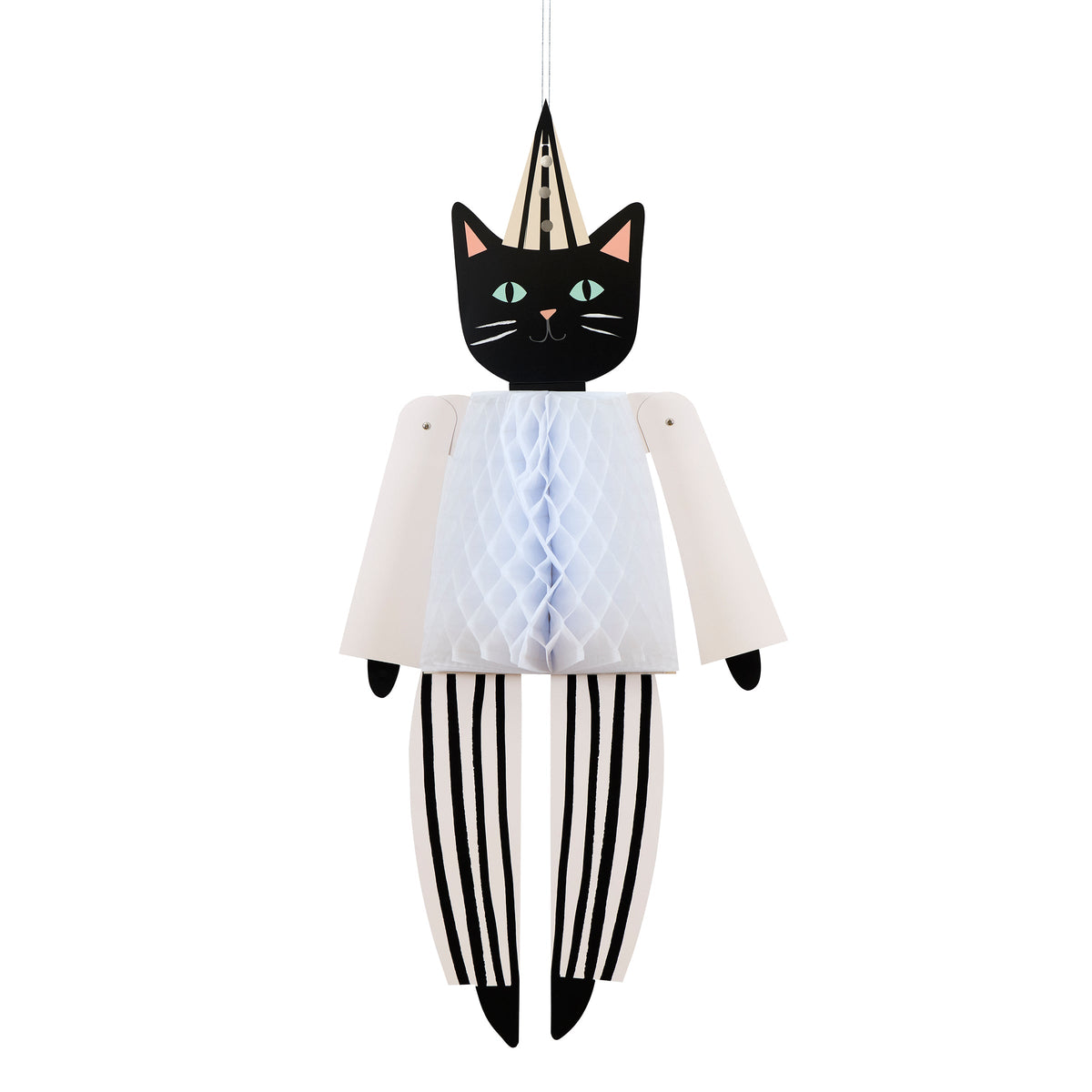 Decorações Gigantes Halloween Gato, Bruxa e Abóbora