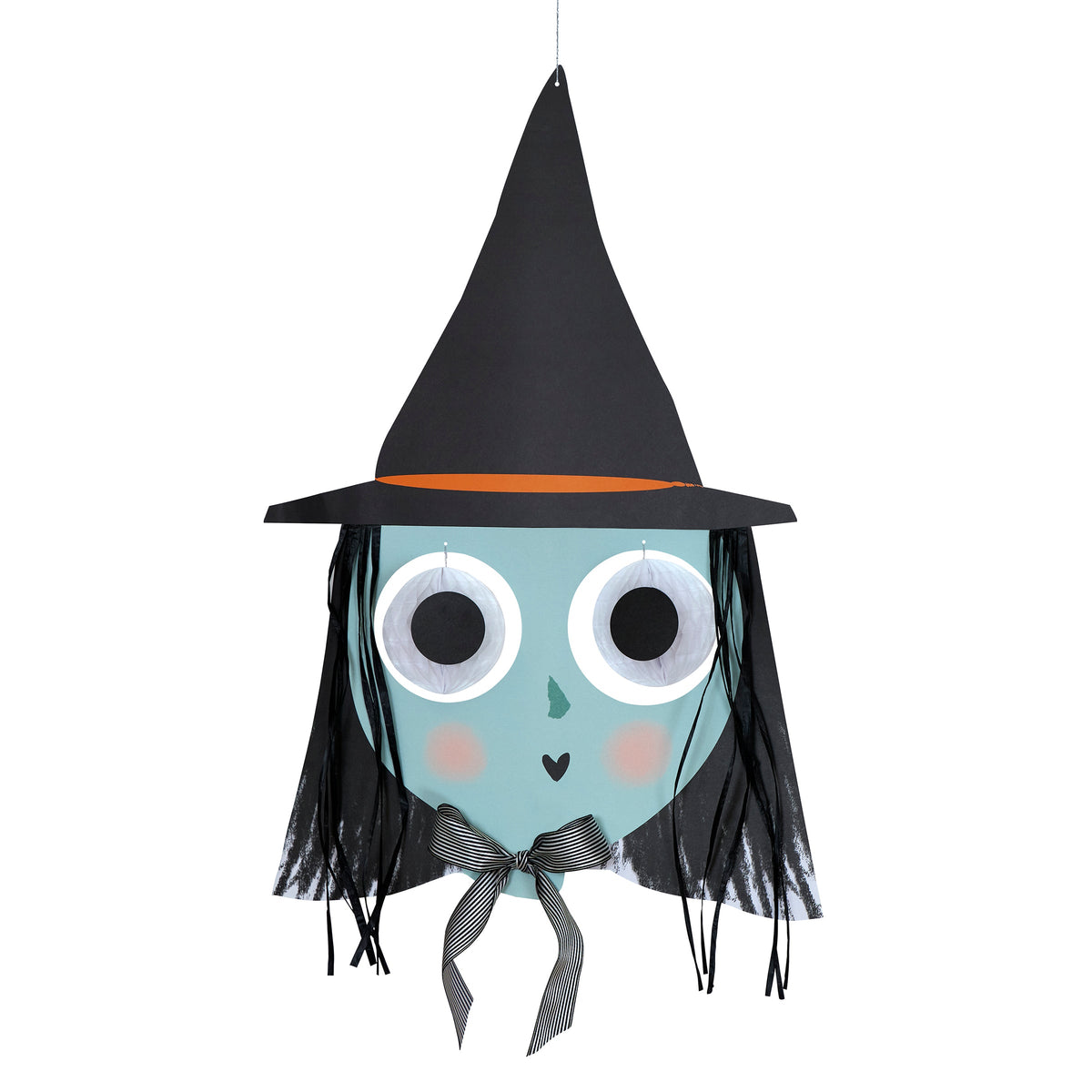 Decorações Gigantes Halloween Bruxa, Fantasma e Lua