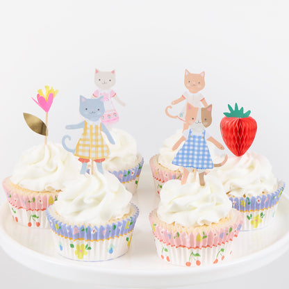 Kit de Cupcakes Kitten Club detalhe