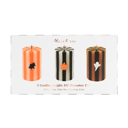 Velas Halloween Riscas