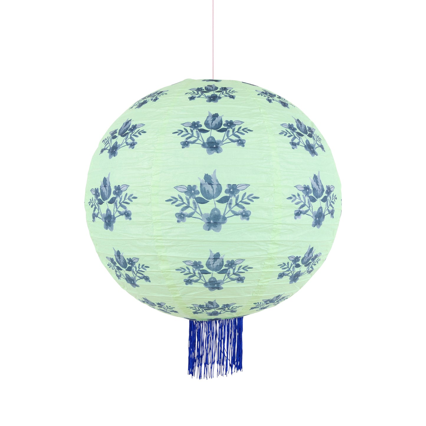 Vintage Botanical Lanterns - hanging display