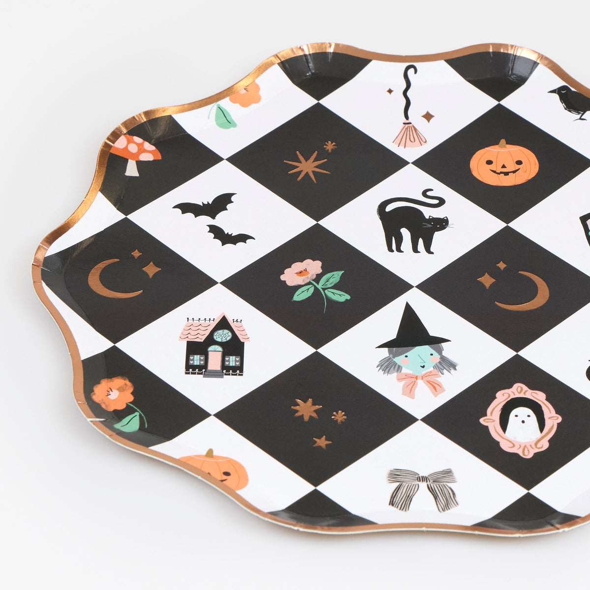 Pratos Pequenos Halloween Patchwork