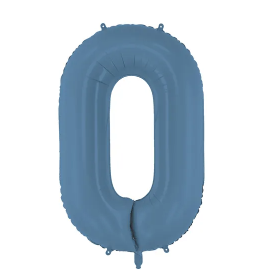 Balões Números Azul Marinho