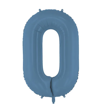 Balões Números Azul Marinho (86 cm)
