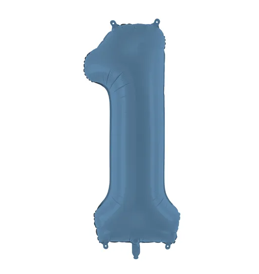 Balões Números Azul Marinho