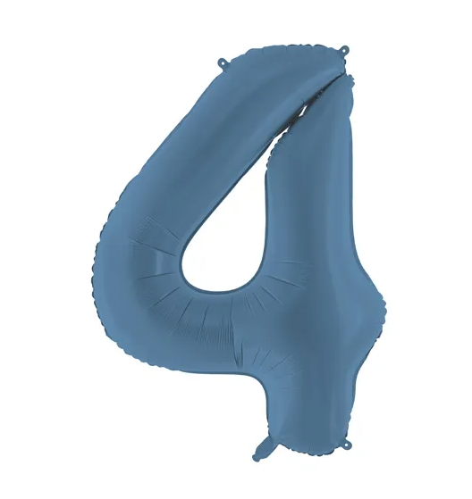 Balões Números Azul Marinho