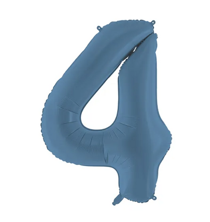 Balões Números Azul Marinho (86 cm)