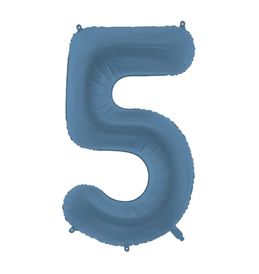 Balões Números Azul Marinho