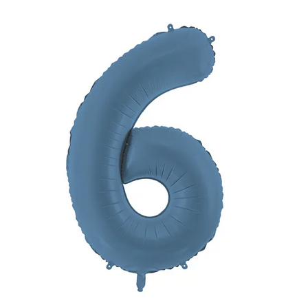 Balões Números Azul Marinho (86 cm)