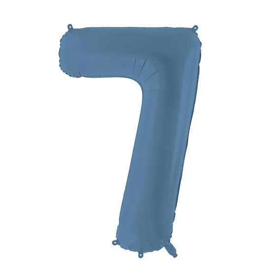 Balões Números Azul Marinho