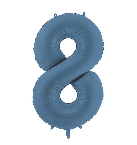 Balões Números Azul Marinho