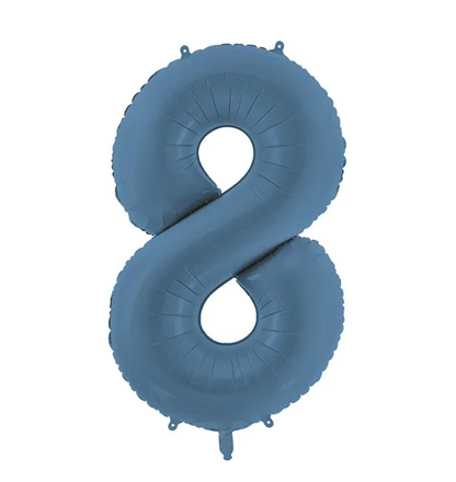 Balões Números Azul Marinho (86 cm)