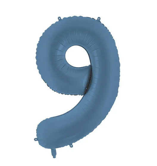 Balões Números Azul Marinho