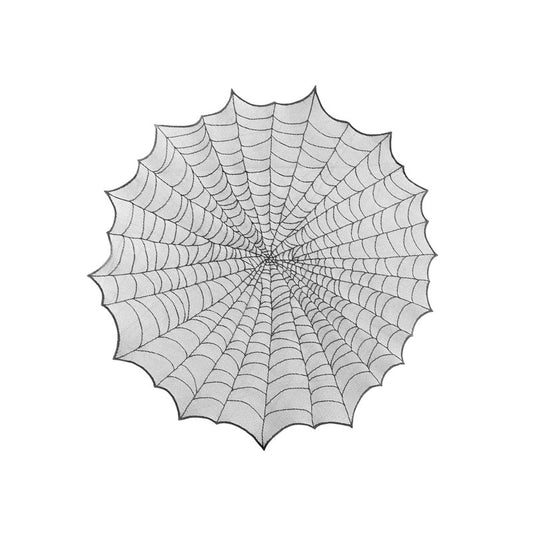 Toalha Redonda Teia de Aranha