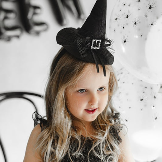 Bandolete Halloween Chapéu de Bruxa, decoração de Halloween