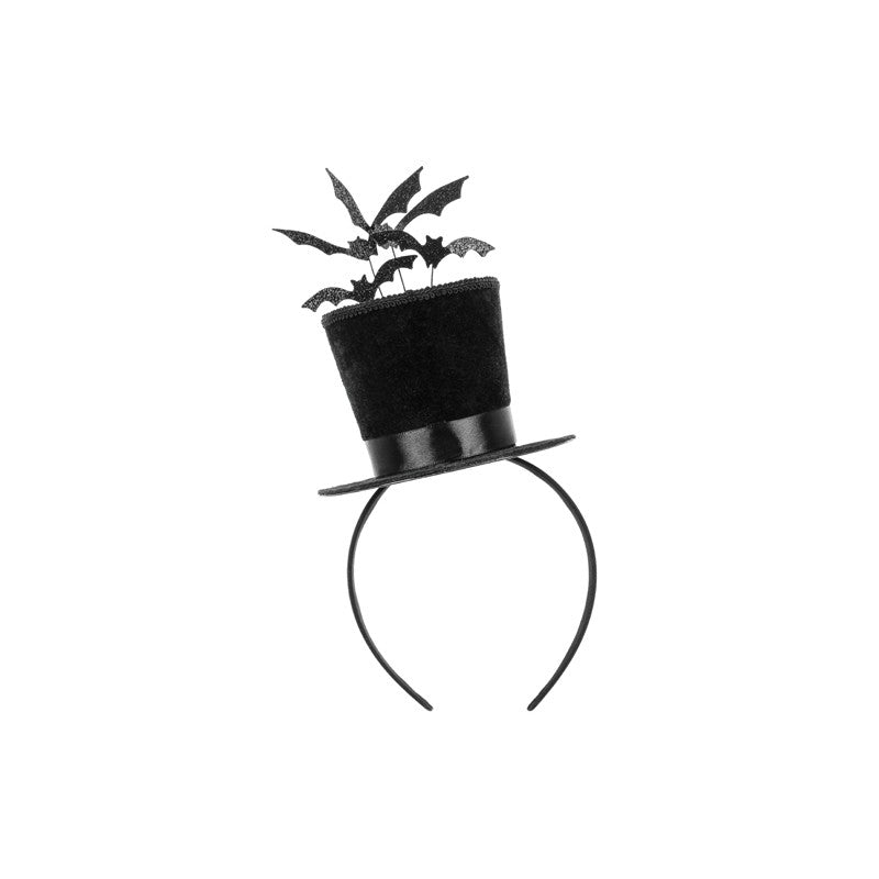 Bandolete Halloween Cartola com Morcegos