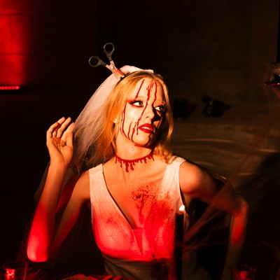 Bandolete Halloween Tesoura, disfarce de Halloween