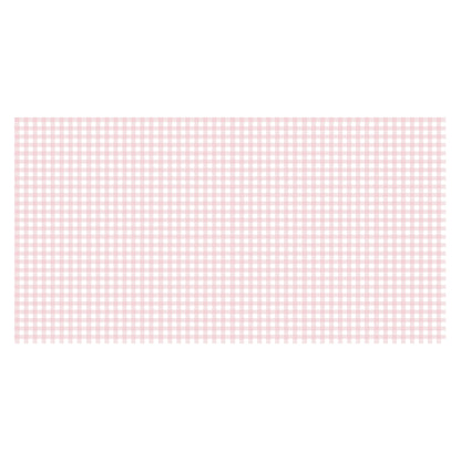 Toalha de Mesa de Papel Gingham Rosa contexto