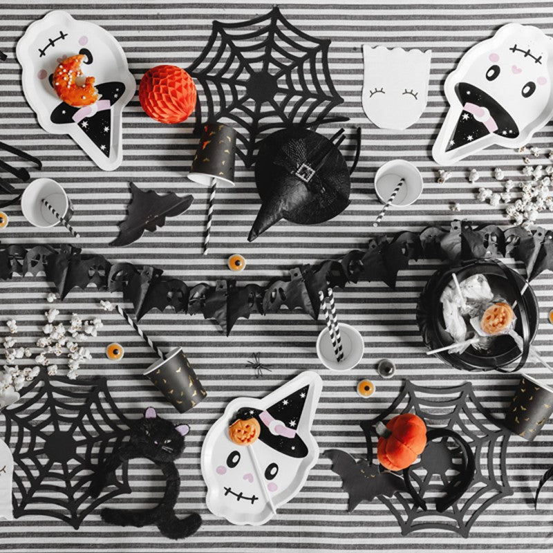 Individuais Teia de Aranha (Pack 4), decoração de Halloween