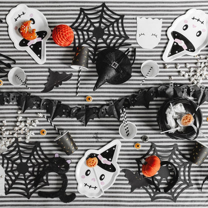 Individuais Teia de Aranha (Pack 4), decoração de Halloween