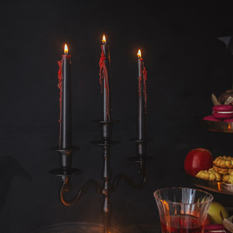 Velas com Efeito de Sangue (Pack 3), decoração de Halloween