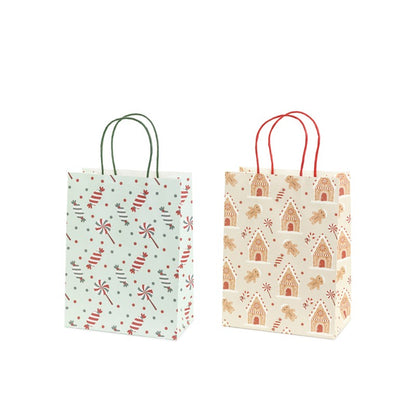 Sacos de Oferta Doces de Natal 19x25x10 cm (Pack 6)