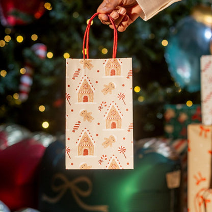 Sacos de Oferta Doces de Natal 19x25x10 cm (Pack 6), embrulho de Natal