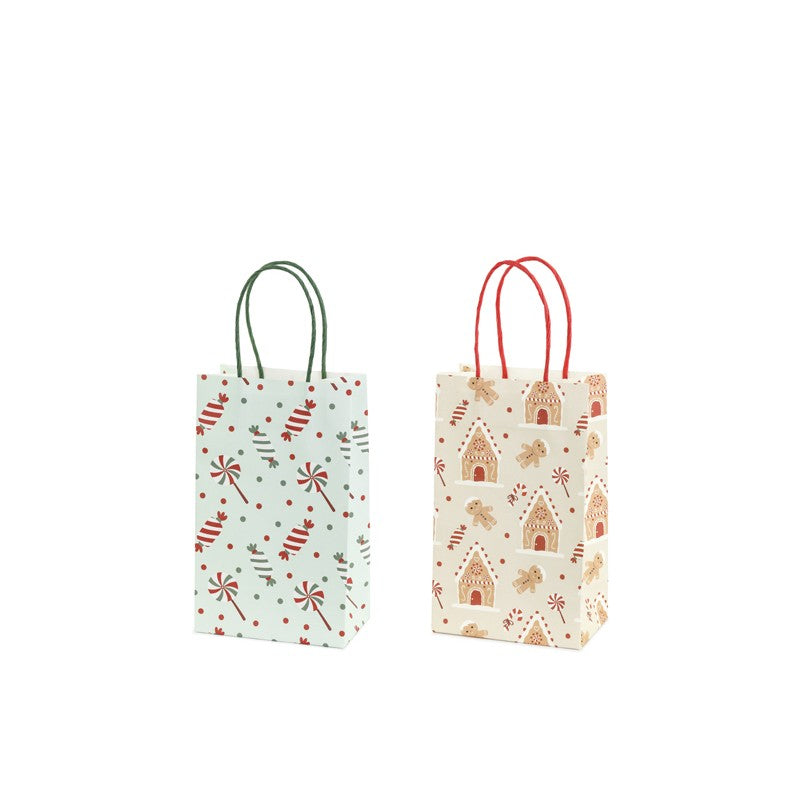 Sacos de Oferta Doces de Natal 13x21x8 cm (Pack 6)