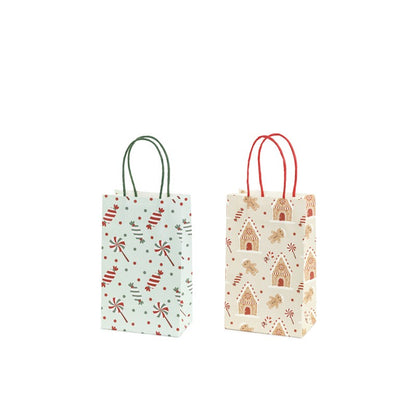 Sacos de Oferta Doces de Natal 13x21x8 cm (Pack 6)