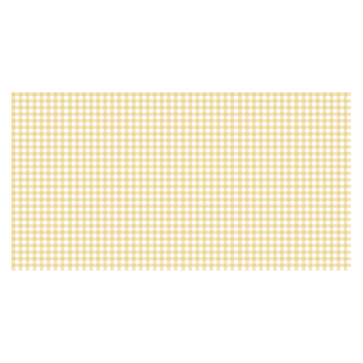Toalha de Mesa de Papel Gingham Amarela contexto
