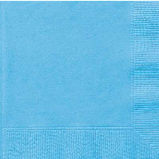 blue napkins