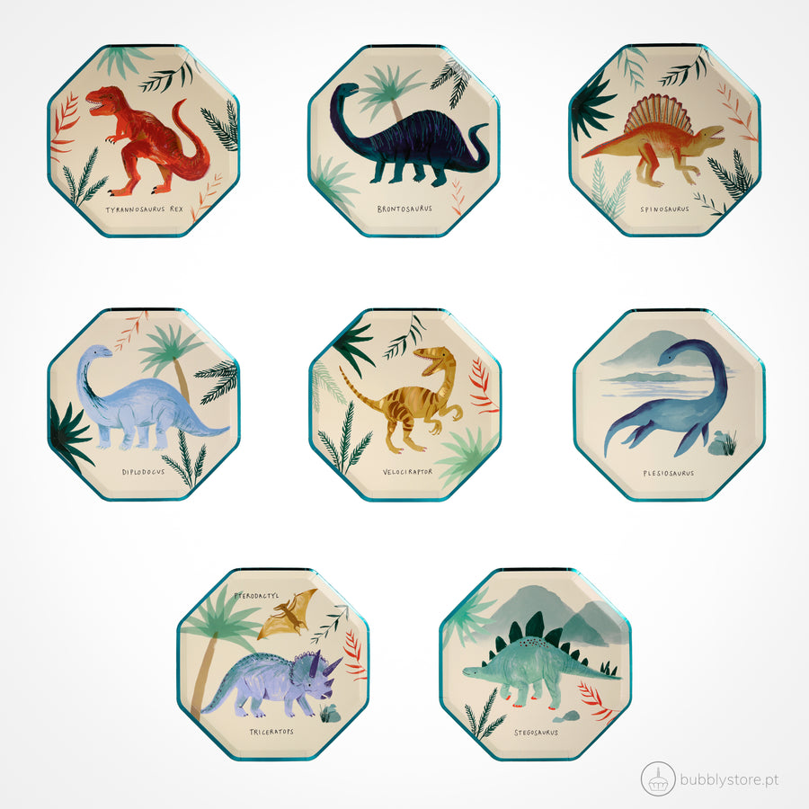 Pratos Dinossauros Pequenos