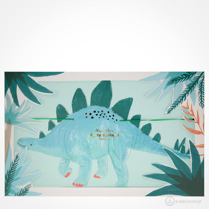 Grinalda Dinossauros e Folhas (1,8 m)