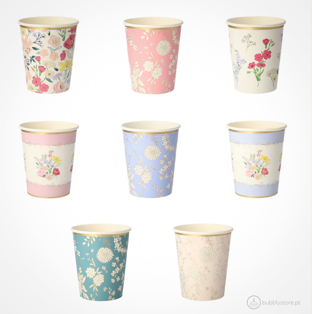 English Garden Cups