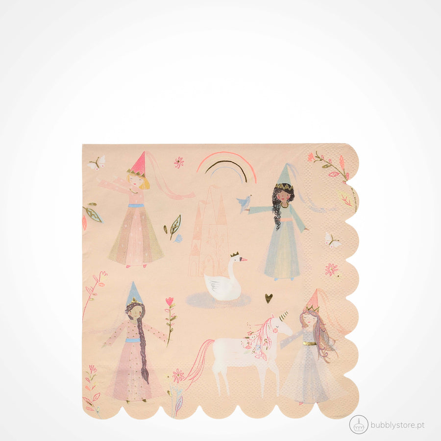 Guardanapos Princesas (Pack 16)