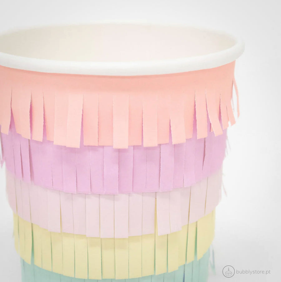 Rainbow Fringed Cups