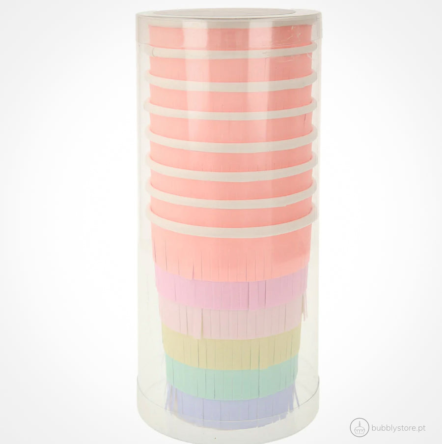Rainbow Fringed Cups