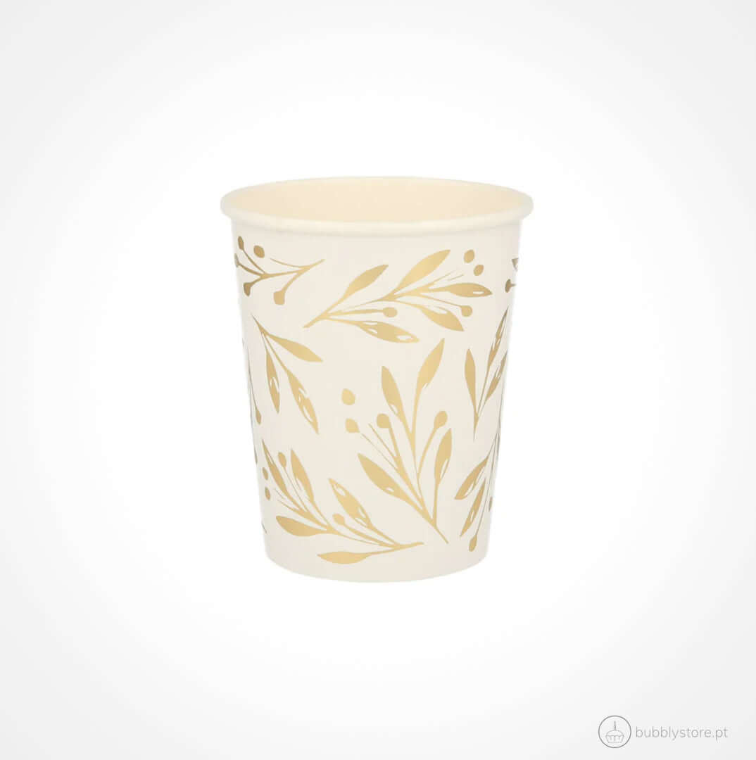 Gold Leaf Cups