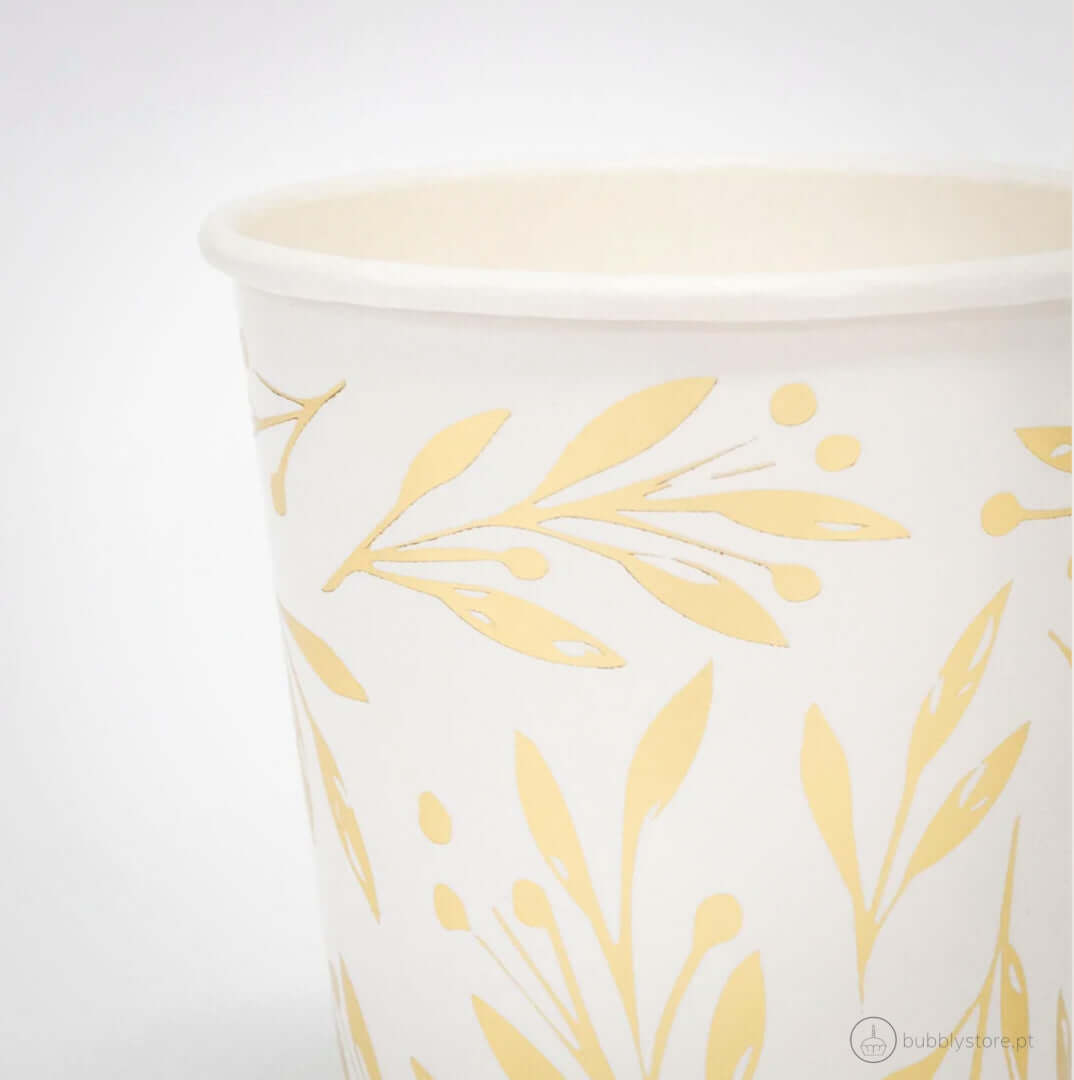 Gold Leaf Cups