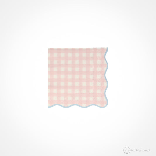 checkered napkins