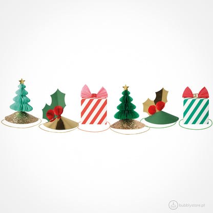 Christmas Party Hats (Pack of 6)
