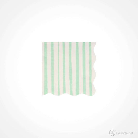 Mint Striped Napkins