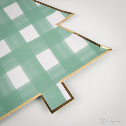 Platos para árboles de Navidad