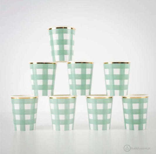 Green Chess Cups