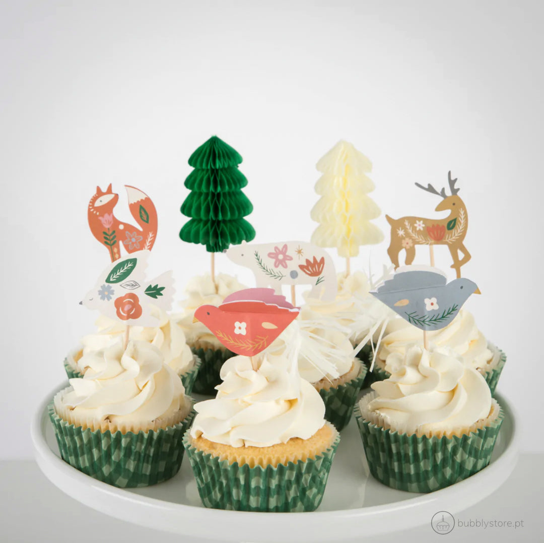 Kit Cupcakes Floresta