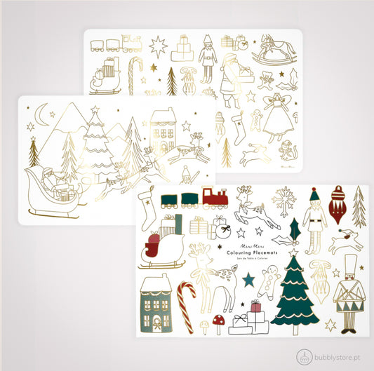 Christmas Coloring Cards