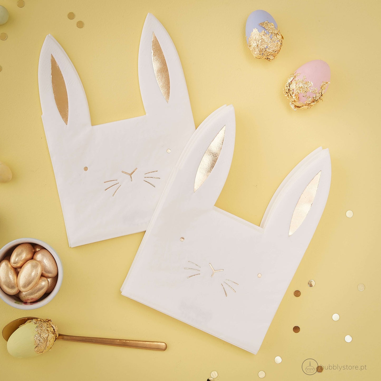 Bunny napkins