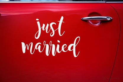 Sticker Just Married