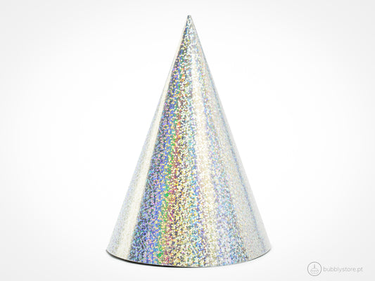 Silver Holographic Hats