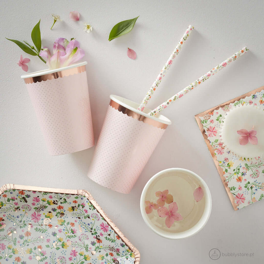 Copos Rosa Pintas